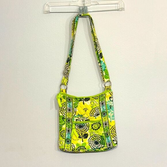 Vera Bradley | “Limes Up” Green Crossbody Women’s Shoulder Bag - Picture 1 of 15
